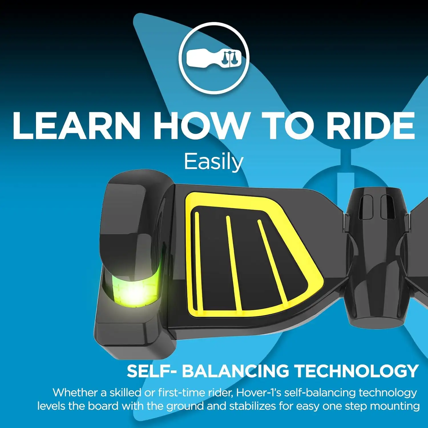Hover-1 Ranger and Electric Hoverboard - 9MPH Top Speed - a